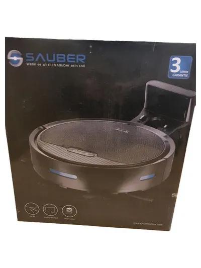Sauber RVC-124116.2 Saugroboter beutellos schwarz Laufzeit 60-90 Min
