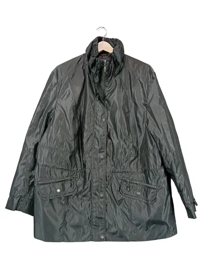 Ambria Damen Outdoorjacke Gr. 50/5XL Schwarz Windjacke Regenjacke