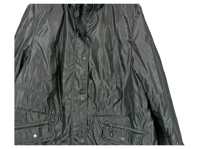 Ambria Damen Outdoorjacke Gr. 50/5XL Schwarz Windjacke Regenjacke