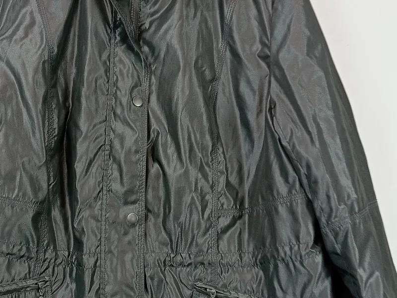 Ambria Damen Outdoorjacke Gr. 50/5XL Schwarz Windjacke Regenjacke 5