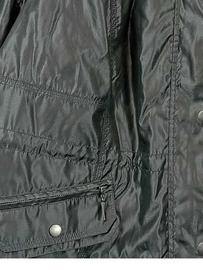 Ambria Damen Outdoorjacke Gr. 50/5XL Schwarz Windjacke Regenjacke 10