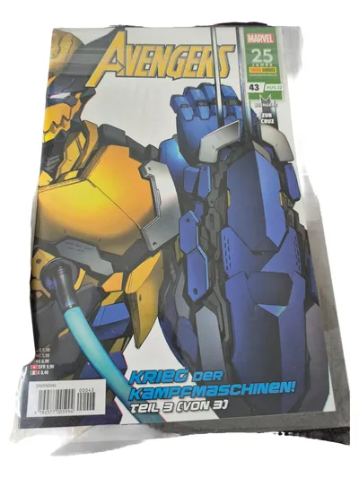 Marvel Avengers Krieg der Kampfmaschinen 3 Comic Heft 43 Panini