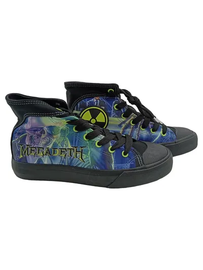 EMP Megadeth Damen High Top Sneaker Gr. 38 Mehrfarbig Streetwear