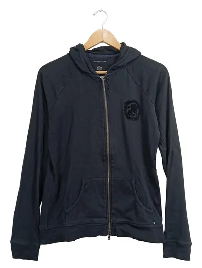 Strenesse Damen Kapuzenjacke Hoodie Sweatjacke Schwarz Gr. 42;XL