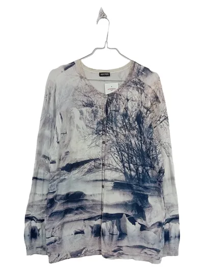 Gerry Weber Edition Damen Strickjacke Gr. 44/XXL Landschaft Print