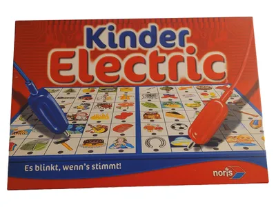 Noris Kinder Electric Lernspiel Elektrisches Quiz Kinderspiel Rot
