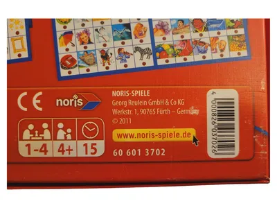 Noris Kinder Electric Lernspiel Elektrisches Quiz Kinderspiel Rot