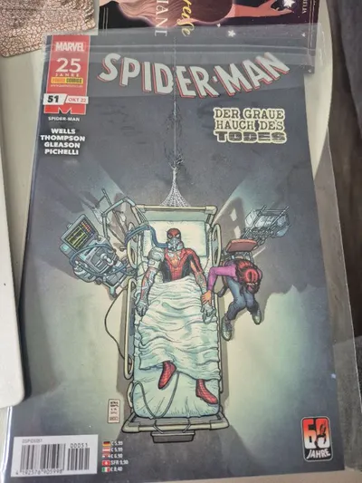 Marvel Spider-Man Comic Der graue Hauch des Todes 51 Panini Superhelden