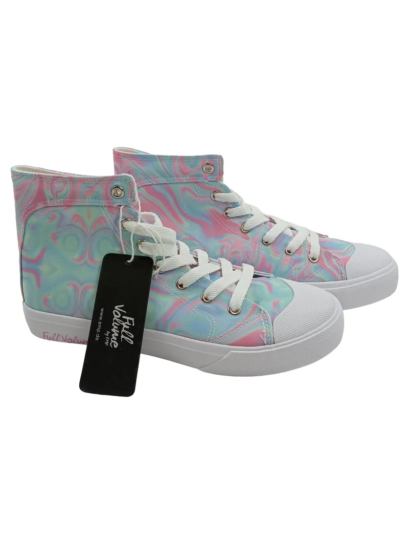 EMP Damen High Top Sneaker Full Volume Mehrfarbig Gr. 38 Streetwear 1