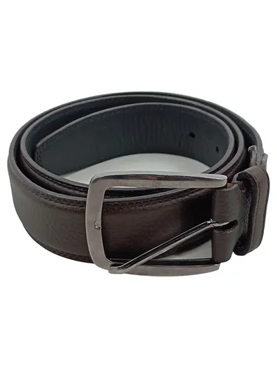 LOEWE Ledergürtel Herren Braun Leder Klassisch Gr. 100 cm