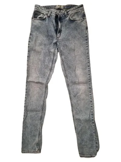 ACNE STUDIOS Jeans Herren W30/L32 Straight Leg Denim Hellblau Destroyed