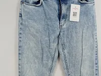 ACNE STUDIOS Jeans Herren W30/L32 Straight Leg Denim Hellblau Destroyed 4