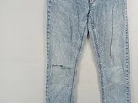 ACNE STUDIOS Jeans Herren W30/L32 Straight Leg Denim Hellblau Destroyed 5