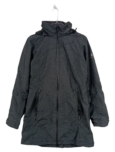 Hickory Outdoor Damen Jacke Outdoorjacke Kapuze Grau Gr. 38 M Funktionsjacke