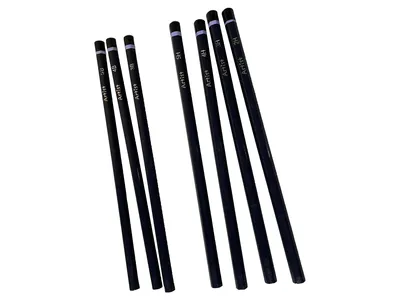 FREE & EASY Künstler Bleistifte Set Zeichenstifte Härte 5B-2H Schwarz