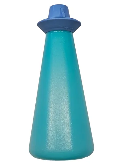 Tupperware Essig Öl Dosierer Flasche 350ml Türkis Blau