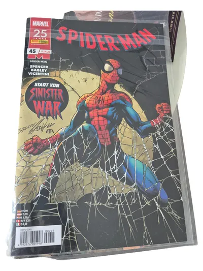 Spider-Man Comic Taschenbuch Panini Spencer Bagley Sinister War #45 Deutsch