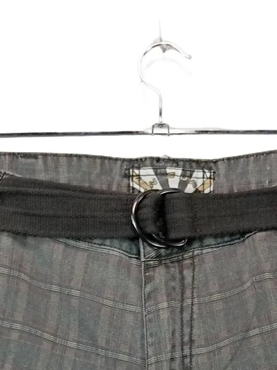 Urban Surface Herren Cargo Shorts kariert Gr. W33 Grau Bermuda