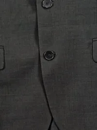 HUGO BOSS Herren Anzug Gr. 46 Grau Wolle Business Sakko Hose 4