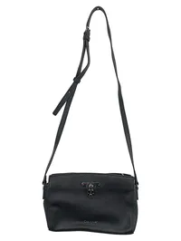 Calvin Klein Damen Umhängetasche Crossbody Bag Schwarz Leder 1