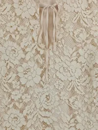 HALLHUBER Damen Spitzenbluse Langarm Gr. 34/XS Beige Floral Romantisch 4