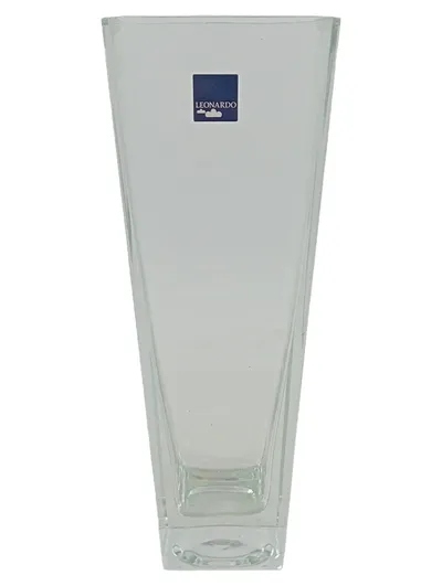 LEONARDO Glasvase Transparent Modern Kegelform 28 cm Höhe Deko Vase