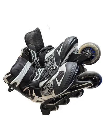 Street Fighter Inline Skates Fitness Herren Gr. 39 Schwarz ABEC 5