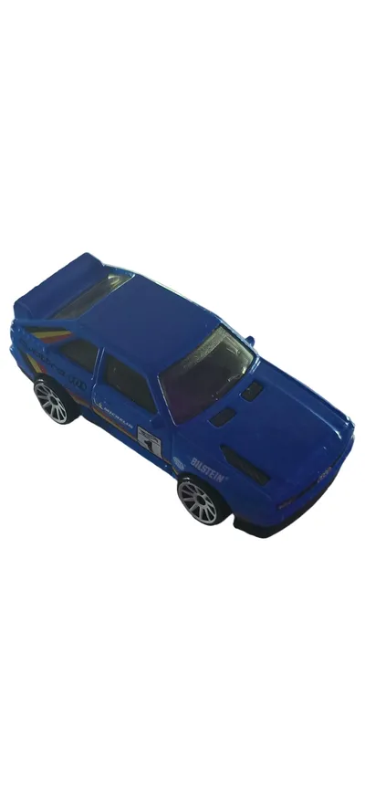 Hot Wheels Audi Sport quattro Spielzeugauto Rallye Metall Blau 7cm