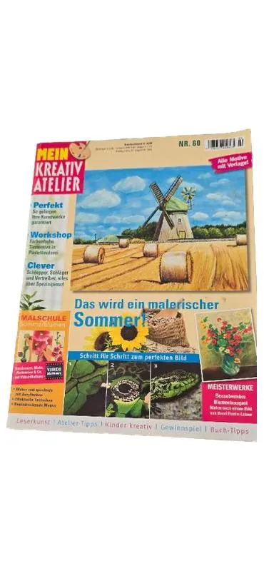 Mein Kreativ Atelier Nr. 60 Zeitschrift Malen Basteln Kreativ