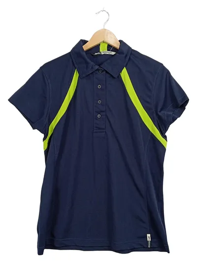 Slazenger Damen Poloshirt Funktionsshirt Sportshirt Blau Gr. XXL