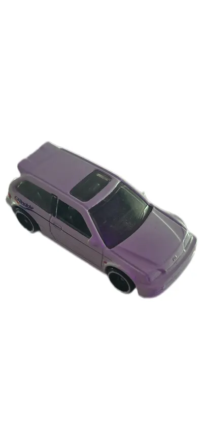 Hot Wheels Honda Civic EF Spielzeugauto Modellauto Lila 7cm Sammler