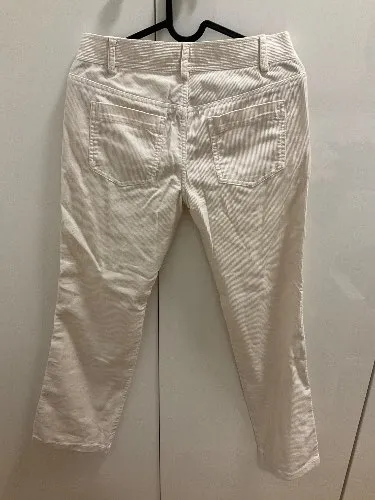ARMANI EXCHANGE Cordhose Damen Gr. 36 Beige Bootcut Cord Hose