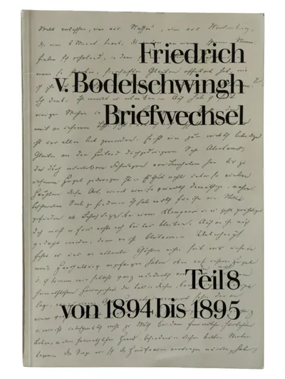 Bodelschwingh Briefwechsel Teil 8 (1894-1895) Religionsbuch Taschenbuch Deutsch