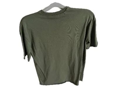 ASOS Herren T-Shirt Brusttasche Oliv Gr. 30 Baumwolle Casual