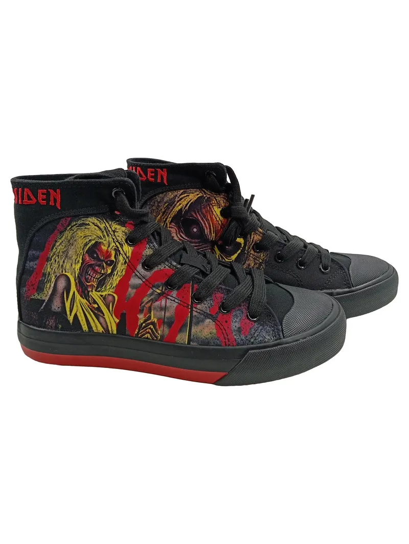 EMP Iron Maiden Herren High Top Sneaker Schuhe Gr. 38 Schwarz Streetwear 1