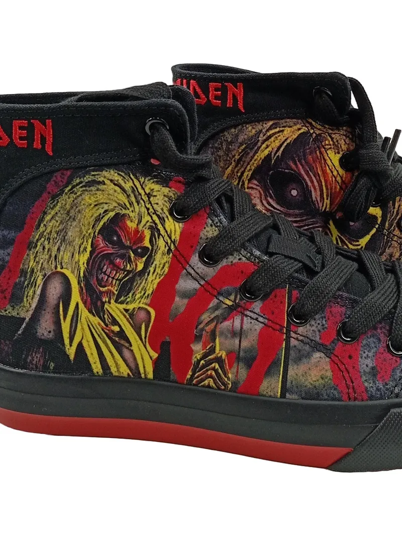 EMP Iron Maiden Herren High Top Sneaker Schuhe Gr. 38 Schwarz Streetwear 4