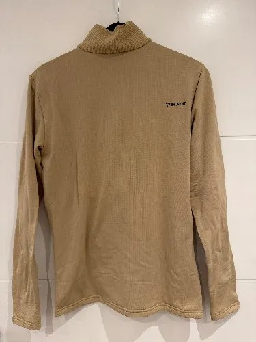 Brunotti Herren Fleece Pullover Gr. S Beige Half-Zip Outdoor Sportlich
