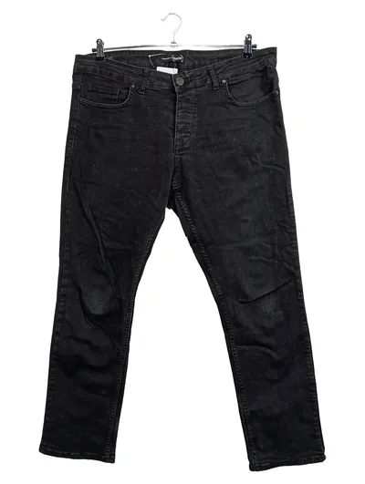 Tazzio Herren Jeans Hose Regular Fit Schwarz Größe 36