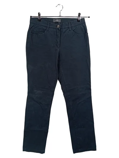 BRAX Damen Stoffhose Gr. 36 Petrol Baumwolle Stretch Klassisch