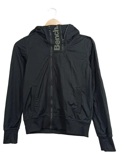 Bench Kinder Trainingsjacke Kapuzenjacke Gr. 152 Schwarz Polyester