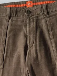 HUGO BOSS Orange Herren Cordhose Braun Gr. 50 W33 Casual Baumwolle 2
