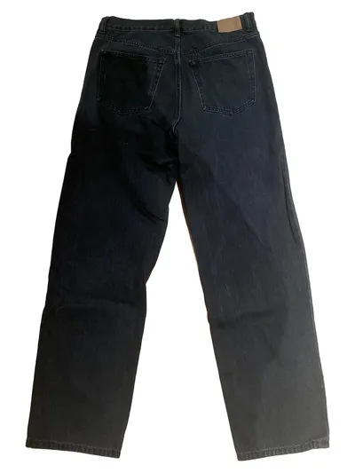 Weekday Herren Jeans Wide Fit Schwarz Gr. 34 Casual