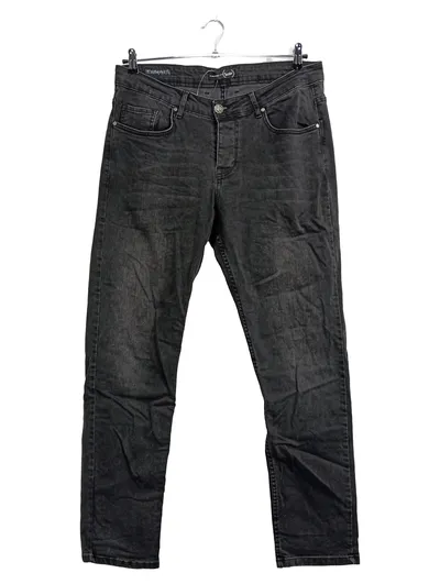 Tazzio Herren Jeans Hose Tapered Fit Schwarz Gr. 36 W36/52/XL Casual Denim