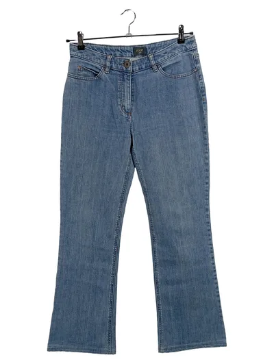 JOOP! Damen Jeans Bootcut Hose Blau Baumwolle Stretch Gr. W33/L30
