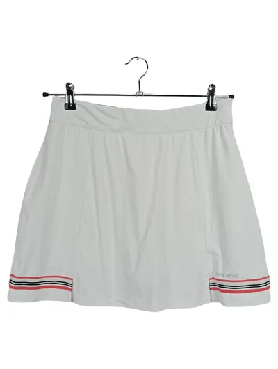 ESPRIT SPORT Damen Sportrock Tennisrock Weiß Gr. M/38 Streifen