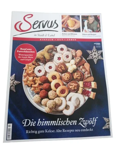 Servus in Stadt & Land Nov 2022: Weihnachtskekse Rezepte Backen DIY