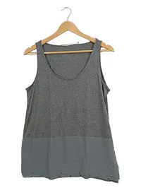 Dorothee Schumacher Damen Top Gr. 40/L Grau Tanktop Shirt 1