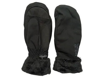 Jack Wolfskin Fäustlinge Kinder XS Schwarz Stormlock Fell Skihandschuhe