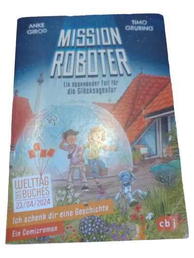 Mission Roboter Comic Girod Grübing Taschenbuch Science Fiction Jugendbuch