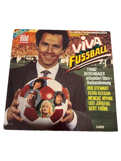 Viva Fußball LP Vinyl Franz Beckenbauer WEA Europameisterschaft Sampler